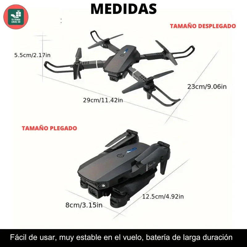 Dron con doble cámara 4K + Maletín (GRATIS) - EDICIÓN LIMITADA