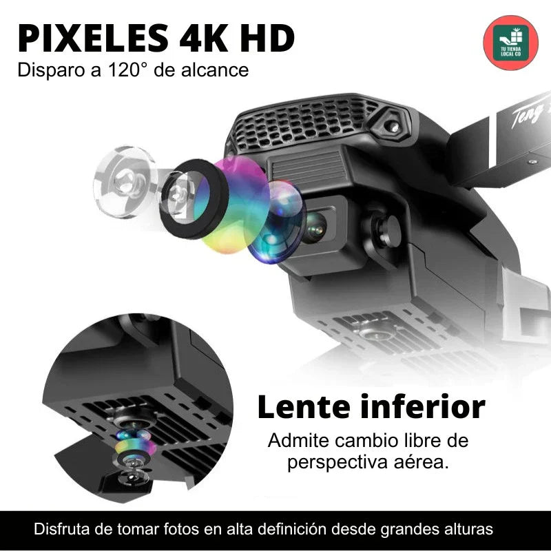 Dron con doble cámara 4K + Maletín (GRATIS) - EDICIÓN LIMITADA